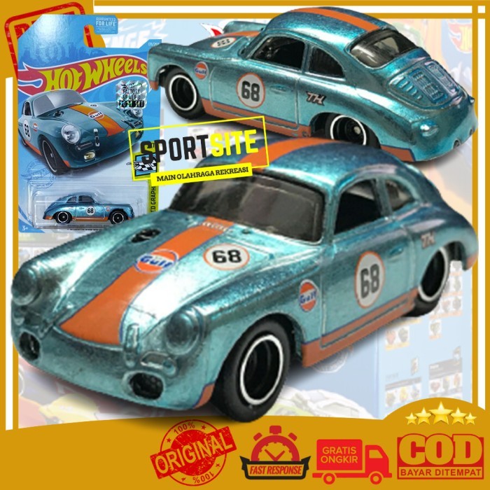 HOT WHEELS PORSCHE 356 OUTLAW SUPER TREASURE HUNT DIECAST MOBIL ORI