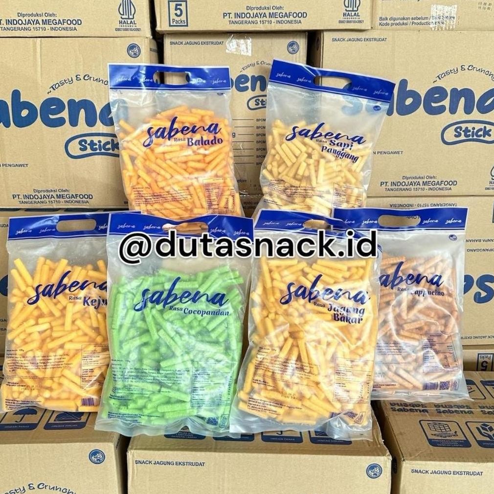 

TERMURAH 1 karton snack SABENA NEW ISI 6 kantong MIX rasa bisa COD ( NEW ) - sabena stick (Creator3) un-123