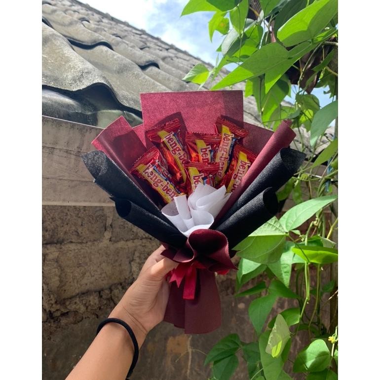 

BISA COD Buket Bengbeng shareit Murah / buket valentine / buket anniversarry / buket coklat /buket snack murah Ka-67