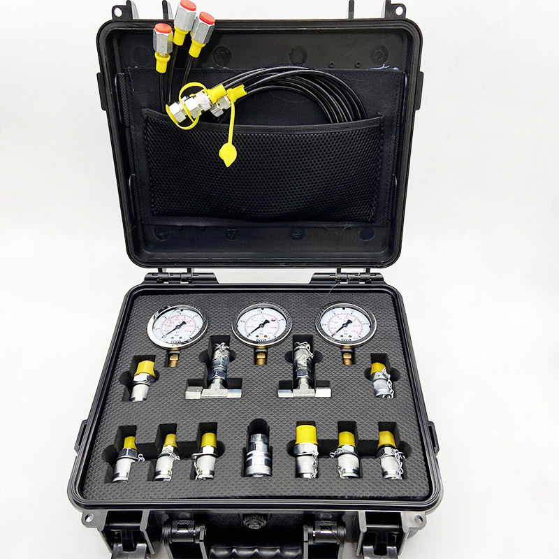 BEAST High precision hydraulic oil pressure gauge hydraulic gauge,test hose, test toolkit Excavator 