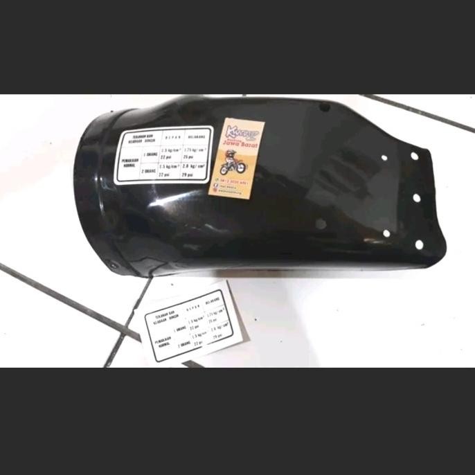 Stiker sambungan spakbor belakang Suzuki Ts125 stiker spakbor Suzuki Ts125 stiker spakbor belakang S