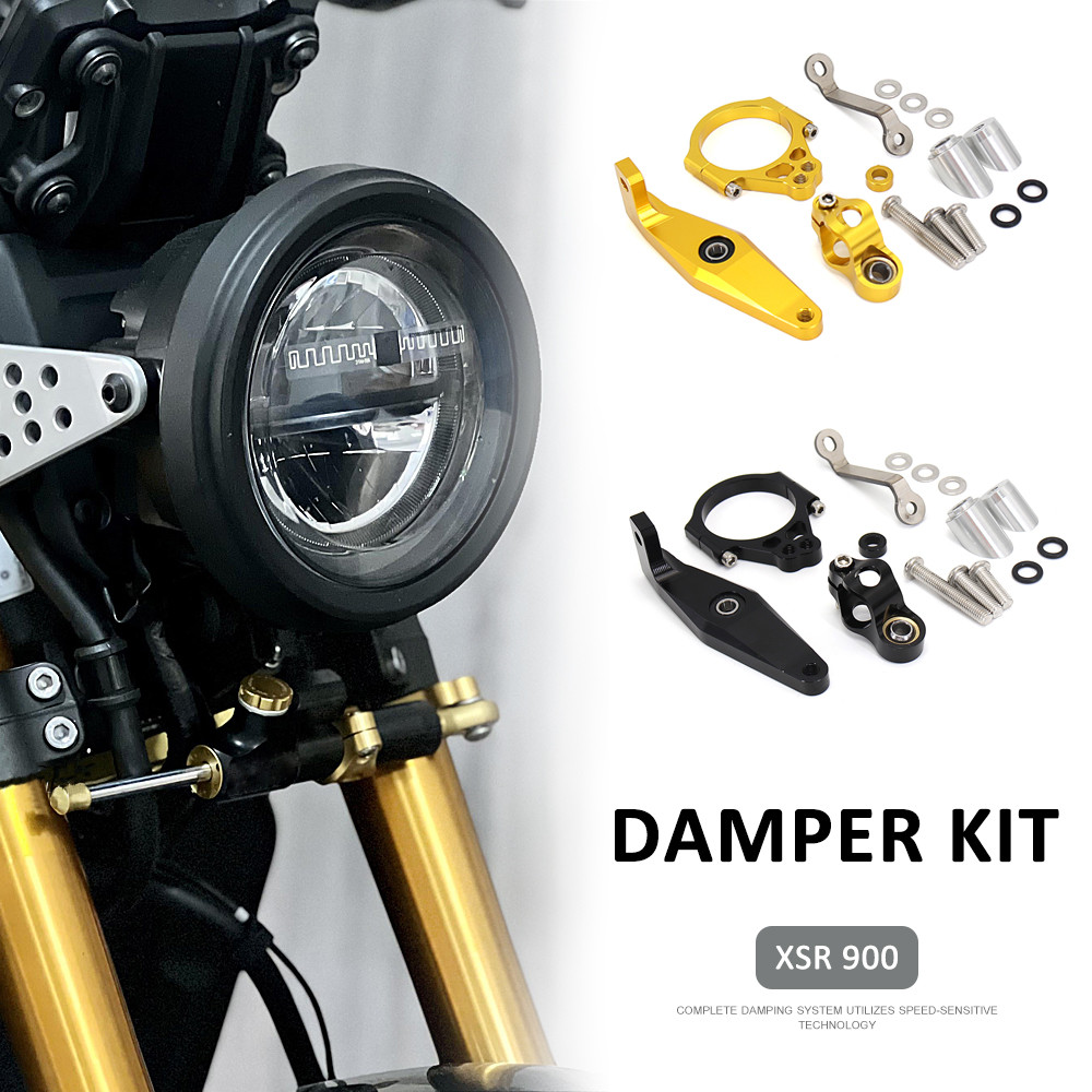HONYA YAMAHA XSR 900 XSR900 xsr 900 xsr900 2022 2023 New 5 colors CNC Fiber Carbon Steering Damper S