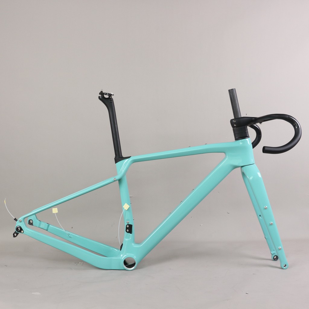 HONYA Seraph-Carbon Gravel Bike Frame, Super Light Bicycle Cycle, XS GR047, T1000, Girl frame . Grav