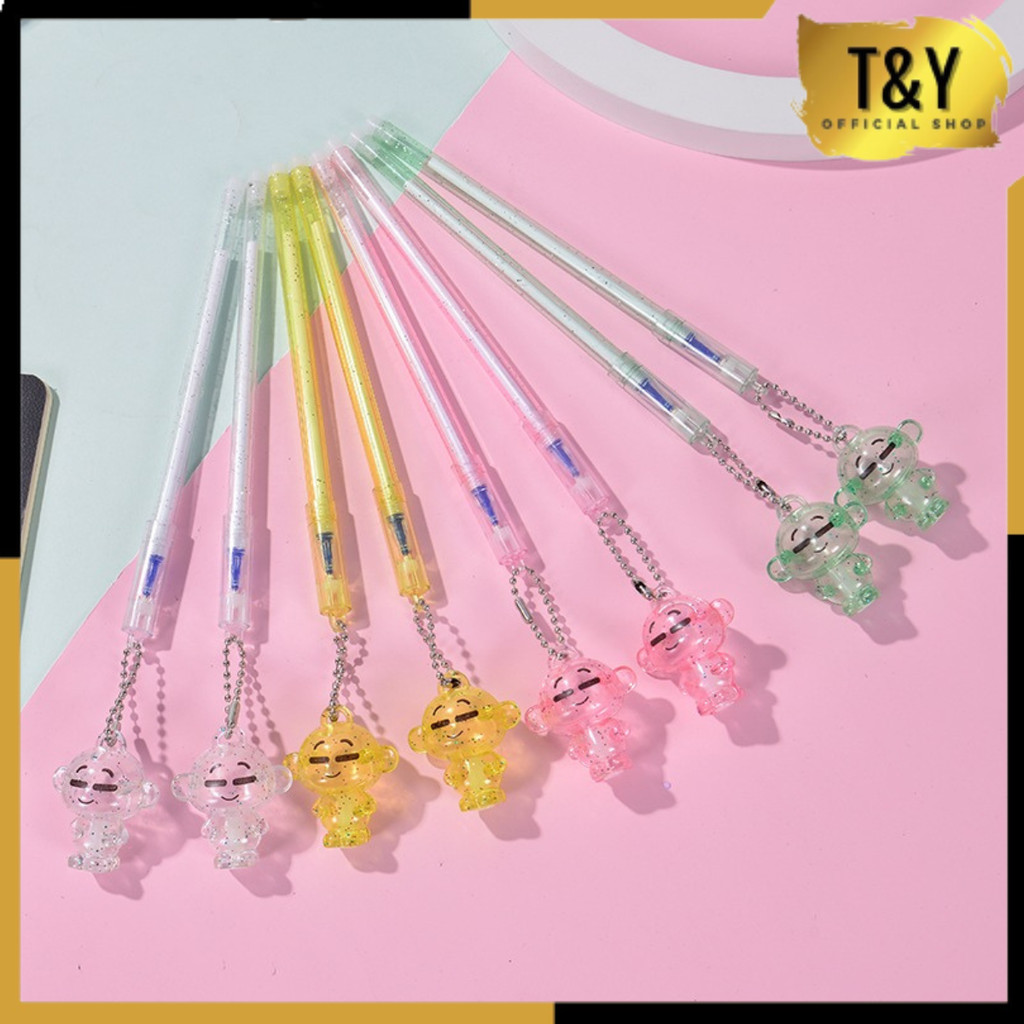 

Promo Ty Pena Glitter Gambar Hewan Blue Ink Gel Bisa Di Hapus Pulpen Gantungan Tiup Warna Warni Alat