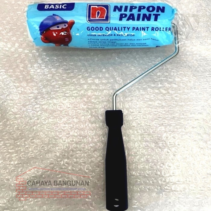 KUAS ROLL ROL CAT TEMBOK / PAINT ROLLER NIPPON PAINT 9 INCH BULU BESAR
