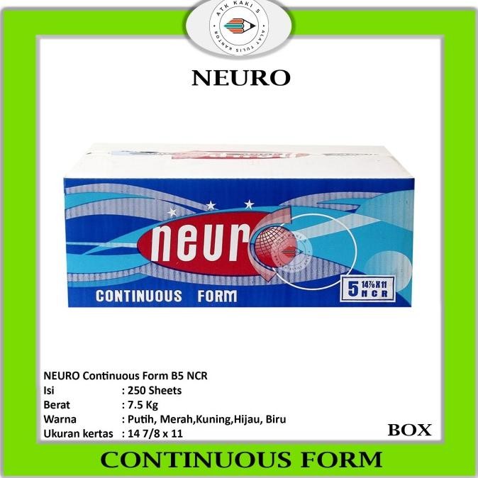 

Continous Form 14 7/8 x 11 5Ply ( B5 Neuro ) NCR / Kertas Komputer