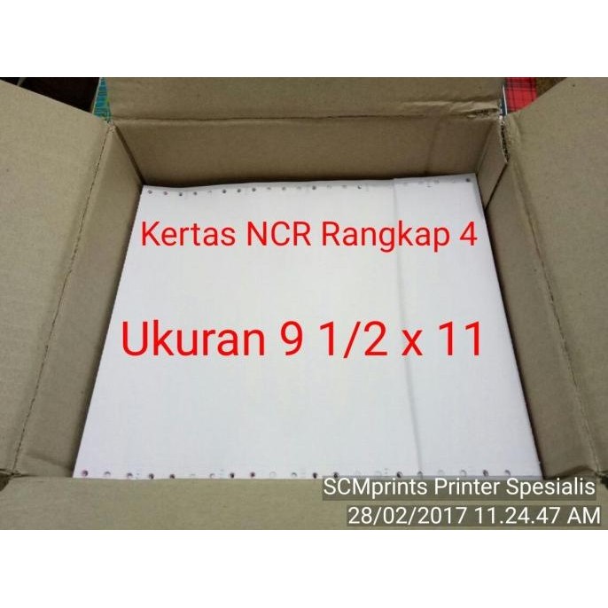 

Kertas NCR Rangkap / Invoice paper 4 Play Ukuran 9 1/2 x 11 Per Box