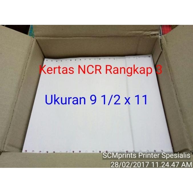 

Kertas NCR Rangkap 3 untuk Invoice / Countinius Form / NCR Paper 3 Ply