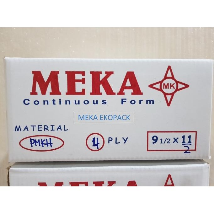 

KERTAS KOMPUTER/CONTINUOUS FORM 91/2 X11" 4PLY NCR