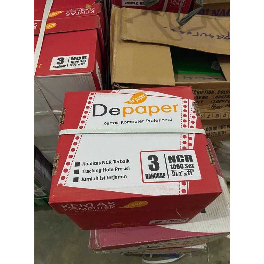 

Continuous Form Depaper 9.5 x 11 3 Ply / Kertas NCR / Continus Form