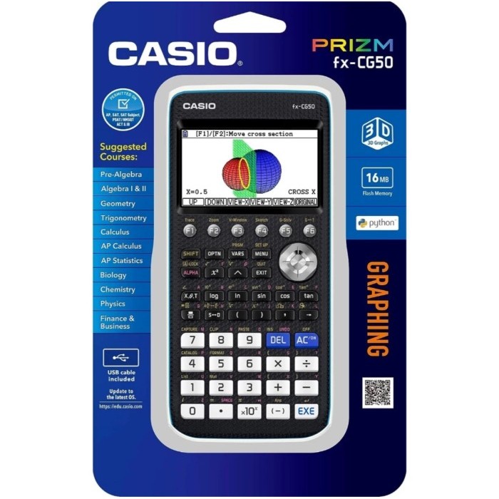 

CASIO Color Graphing Calculator fxcg50/kalkulator FX CG50