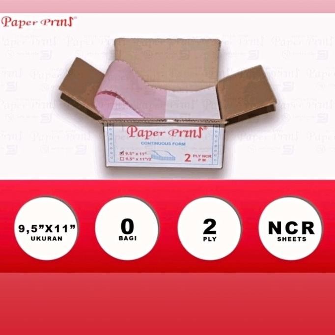 

NCR Kertas Continuous Form 2PLY 1Dus