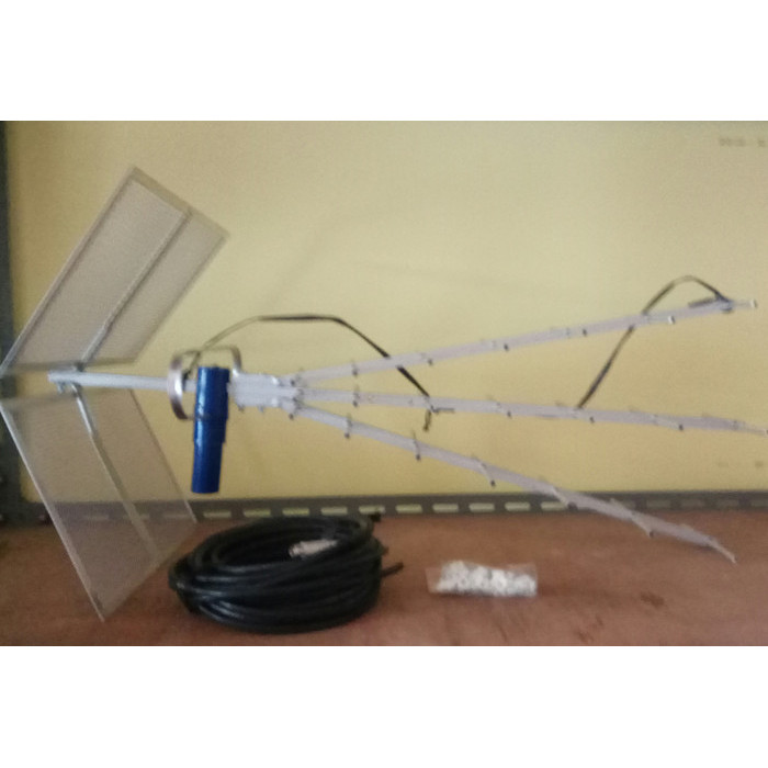 ANTENA TV ( TITIS ) TT 1000 + KABEL ANTENA 20 M + JACK + KLEM KABEL