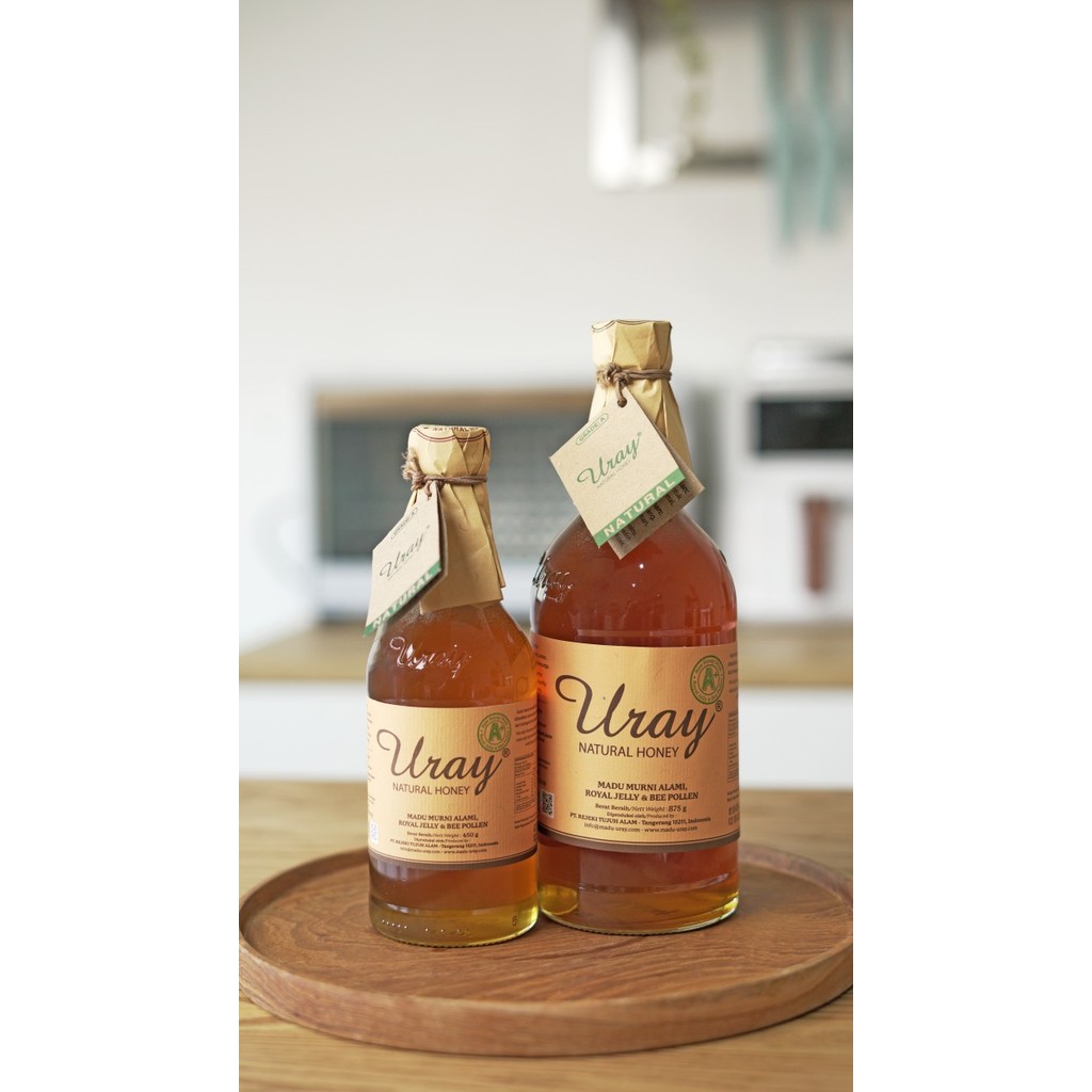 

Madu Uray / Madu Lebah Hutan / 100% Raw Natural Honey 875 Gram