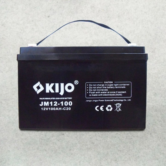 Kijo Baterai Vrla 100Ah 12V - 100 Ah 12 V