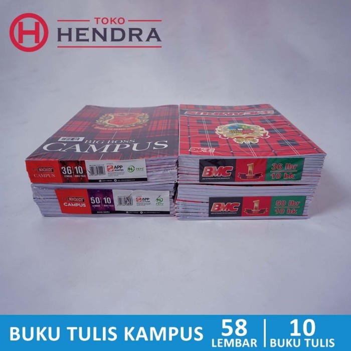 

TERPERCAYA BUKU TULIS SEKOLAH KAMPUS 1 PACK ISI 10 PCS KODE 104