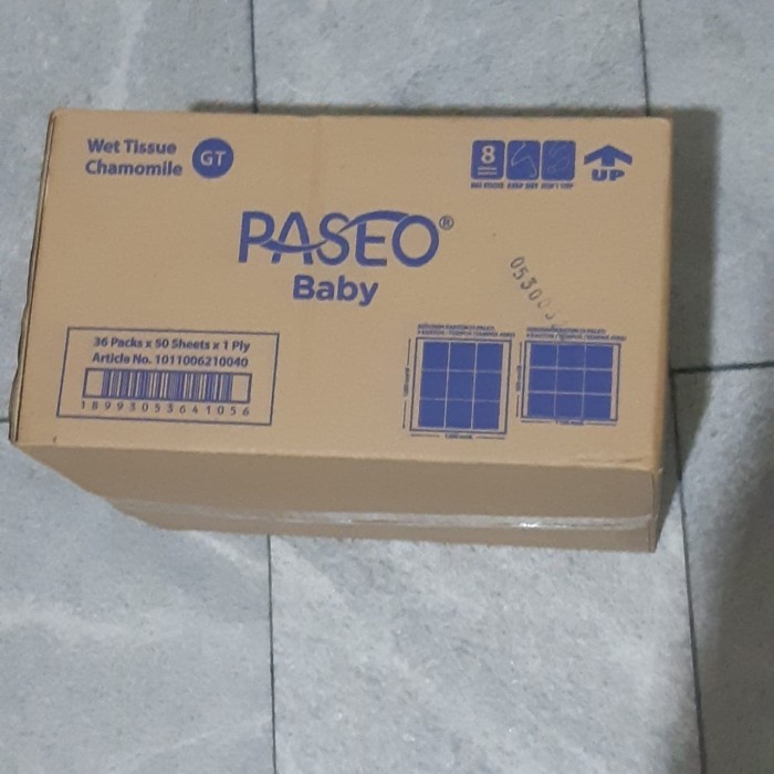 1 Dus - Tisu Basah PASEO Baby Wipes 50s
