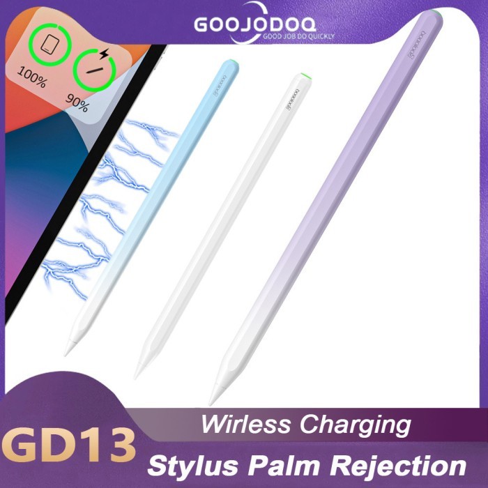 TERLARIS TERLARIS GOOJODOQ 13TH GD13 PENCIL STYLUS PENCIL FOR IPAD WITH PALM REJECTION WITH WIRELESS
