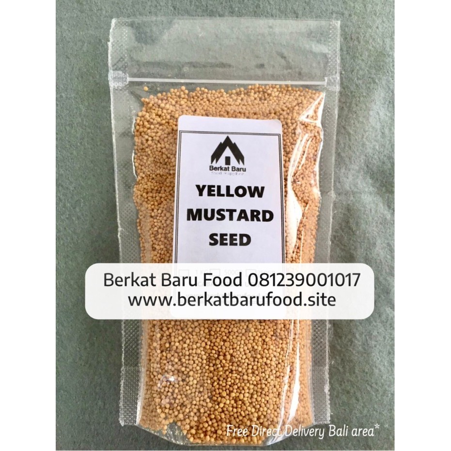 

PROMO Yellow Mustard Seeds / Mustard Seed / Biji Sesawi Kuning 250 gram