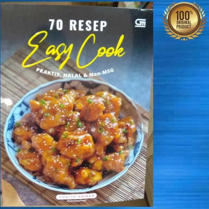 

Terlaris Buku 70 Resep Easy Cook By Yunita Anwar Ready Stok