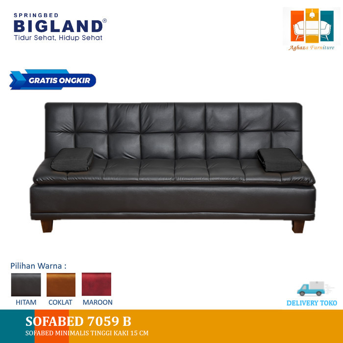 Sofabed Bigland 7059B Minimalis Sofa Bed Minimalis Kain Oscar
