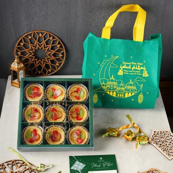 

Terbaru, Tart Susu Mini Buah Hampers Idul Fitri Paket Isi 9
