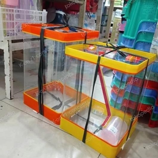 Promo Aquarium Es Buah Bahan Akrilik / Tempat Es Buah 20 Liter