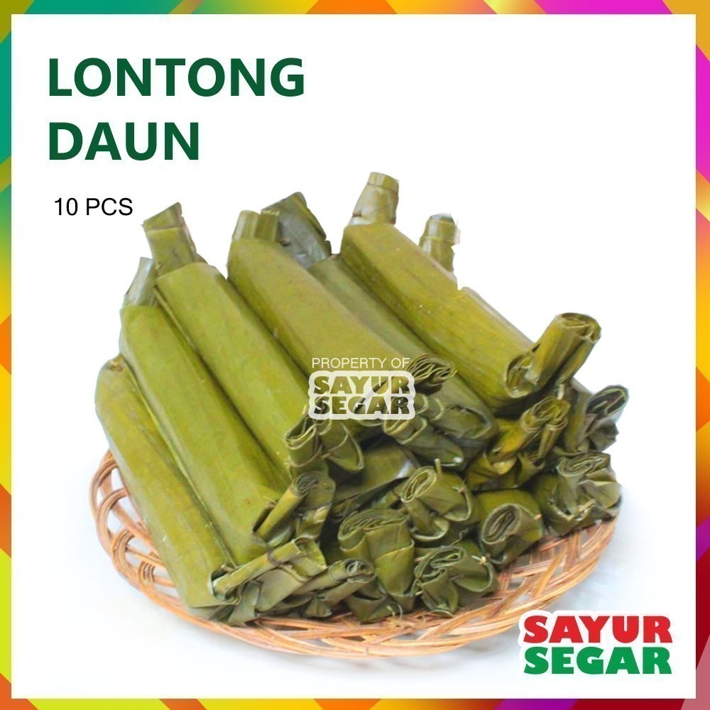 

Lontong Daun Matang [10Pcs] Siap Makan Sayur Segar Depok