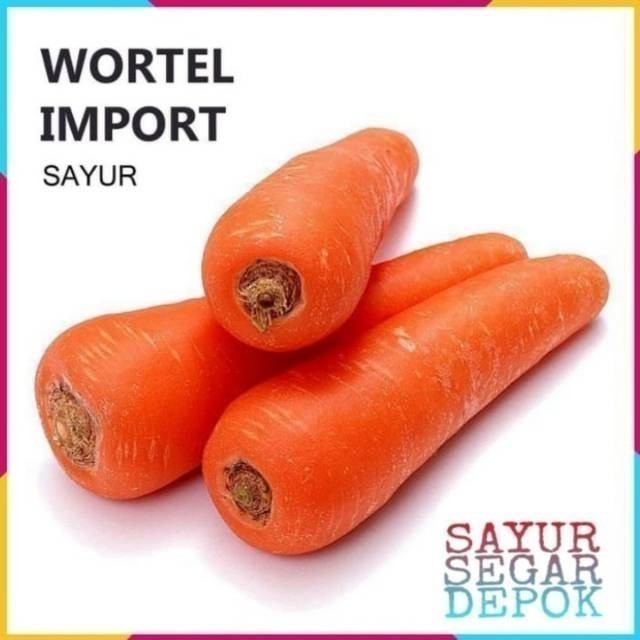 

WORTEL IMPORT SAYUR 500 GRAM / SAYUR SEGAR JAKARTA