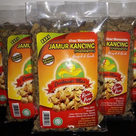 

BOOM SALE Keripik Jamur Kancing 200g Khas Wonosobo