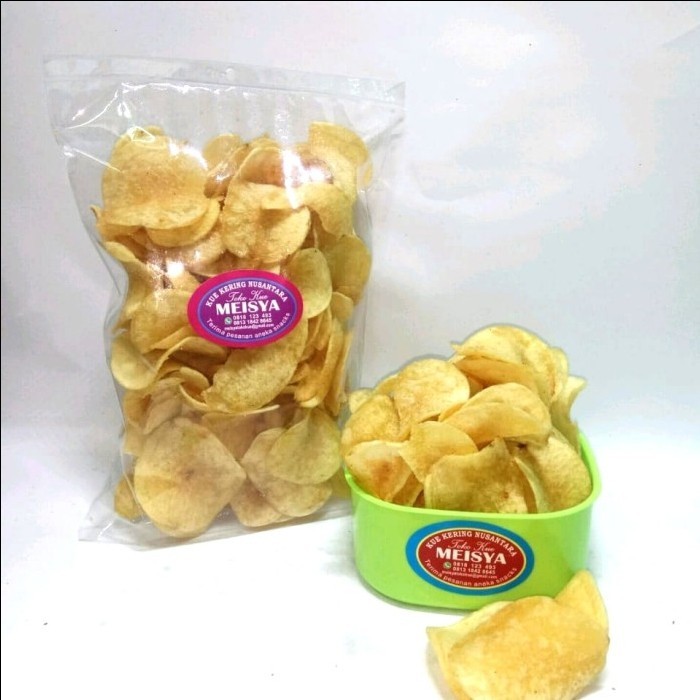 

NEW TERLARIS Keripik Kripik Kentang Ori Original Renyah Asin Gurih 250gr