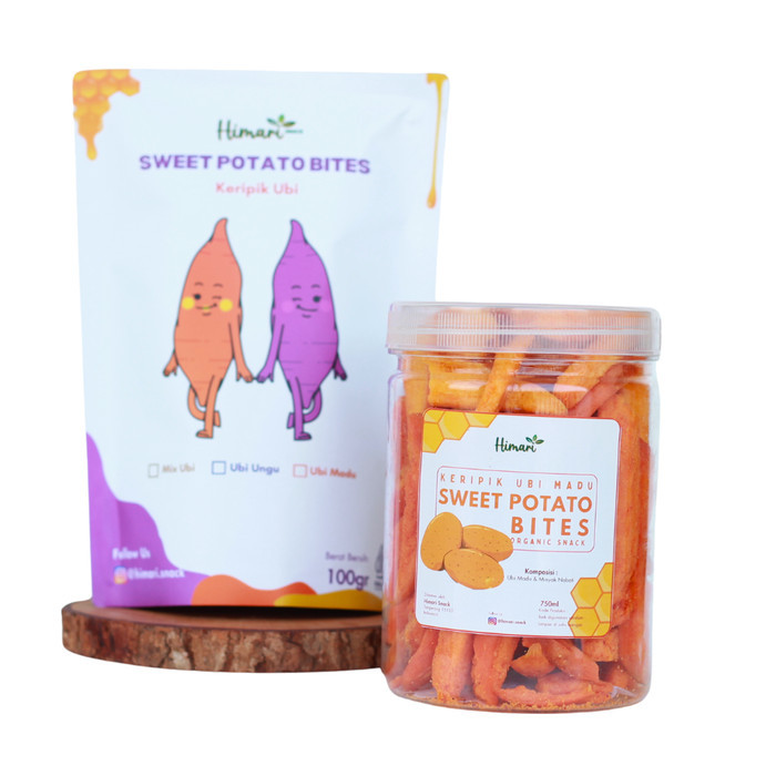 

TERMURAH Keripik Ubi Madu Himari Snack Kemasan Jar 750ml