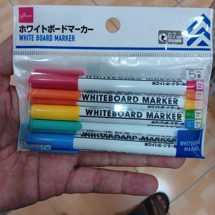 

Whiteboard marker japan spidol papan tulis isi 5 pcs non permanent