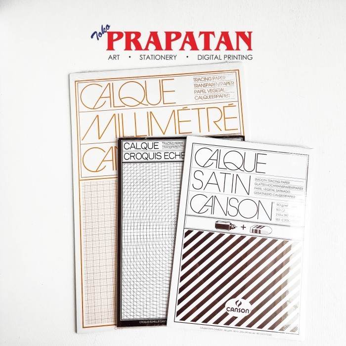 

Canson Calque Tracing Paper Croquis Millimetre Satin