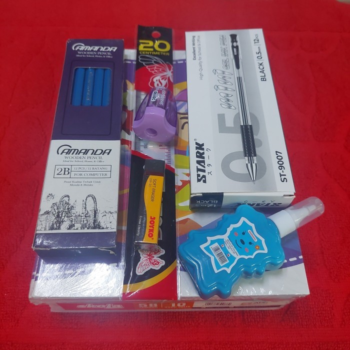 

Paket Alat Tulis Buku 58 1 Pak / Souvenir Paket Alat Tulis
