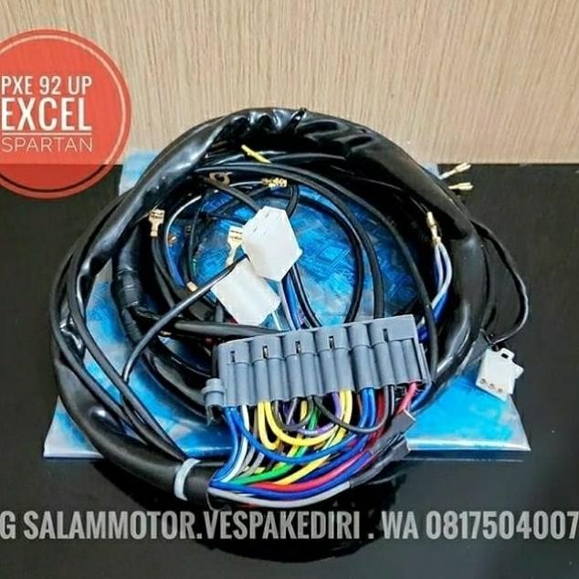 Kabel Kelistrikan Set Vespa Excel Pxe Ricambi Original Dan Terlaris
