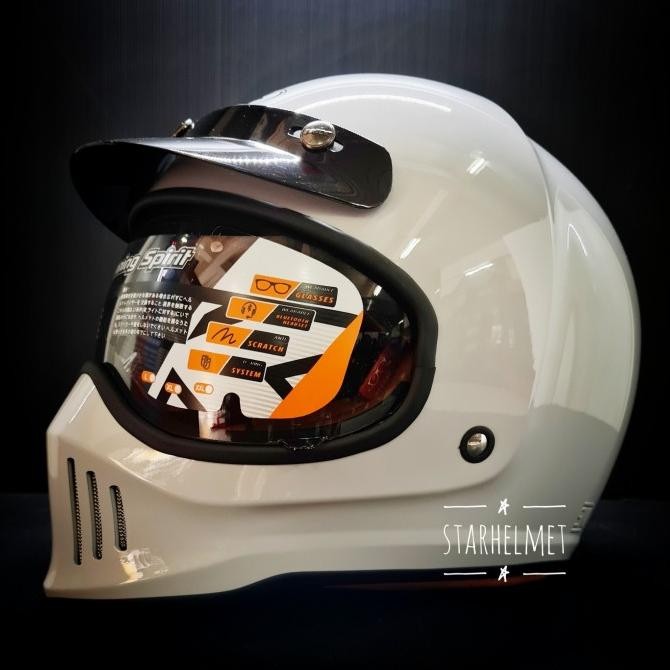 Helm INK Trooper Solid Full Face Retro