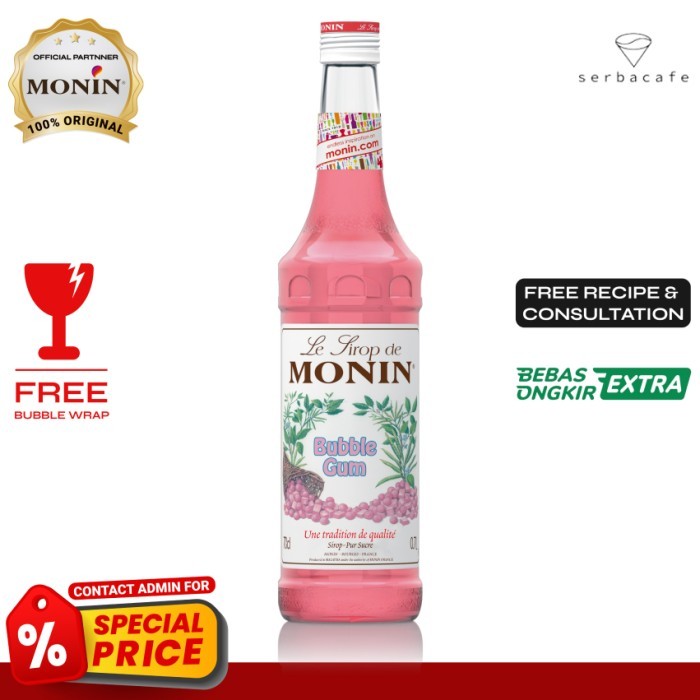 

Monin Syrup Bubble Gum (700 ml)