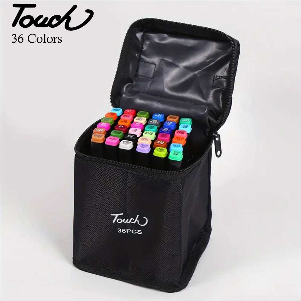 

Spidol Dual Side Fine Art Brush Art Marker Set 36 Warna CY-006