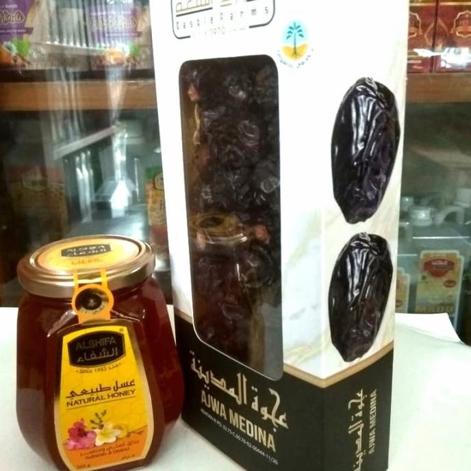 

Super Murah!, Parsel Ramadan Paket Kurma Ajwa 500Gr Dan Madu Alshifa 500Gr