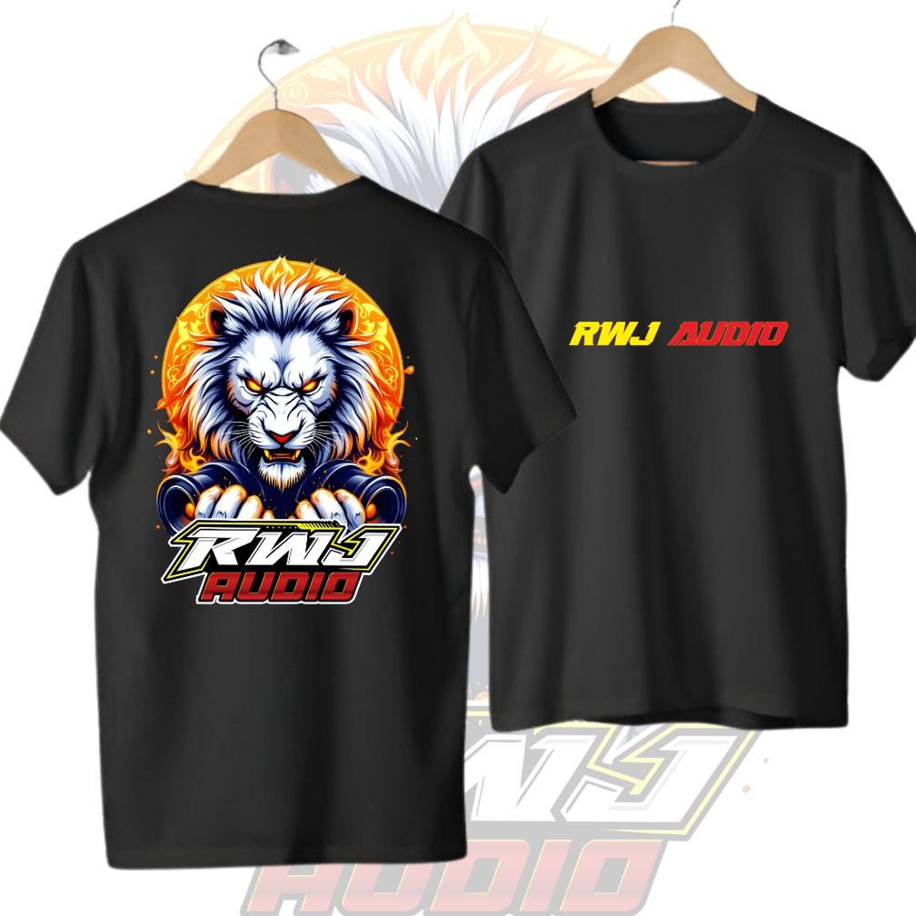 Kaos Rwj Audio Singa Putih