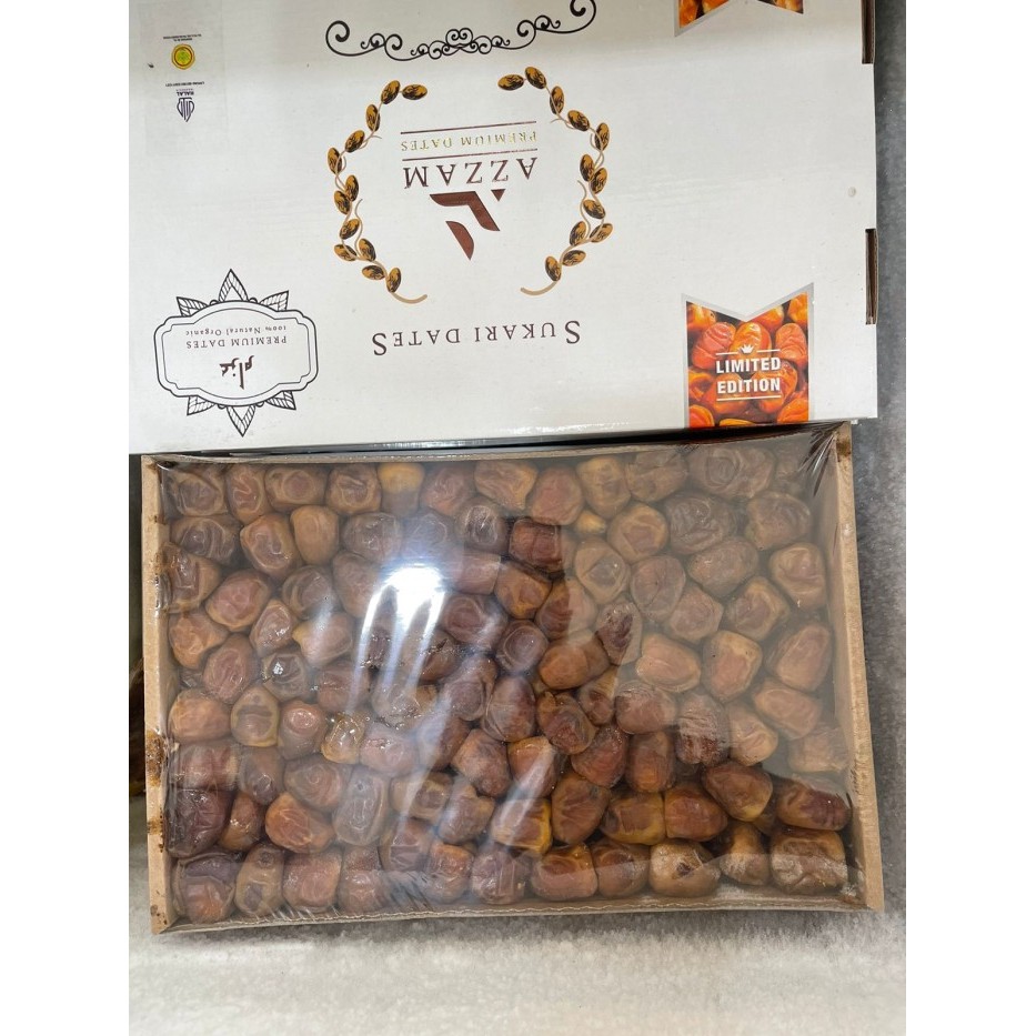 

Kurma sukari 3kg preemium Kurma azzam 3 kg organik kurma terbaik