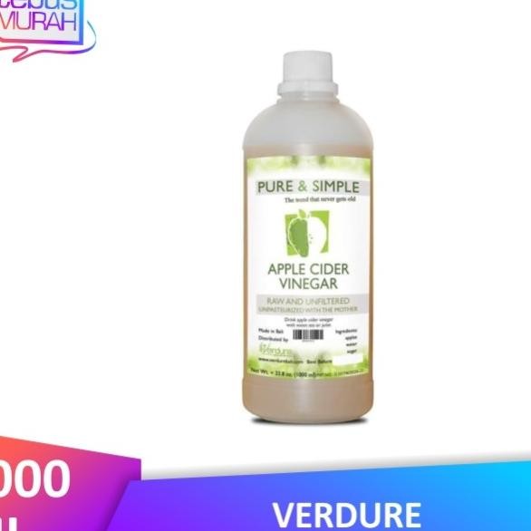 

Verdure Cider Vinegar 1 Ml 1 Lt Cua Apel
