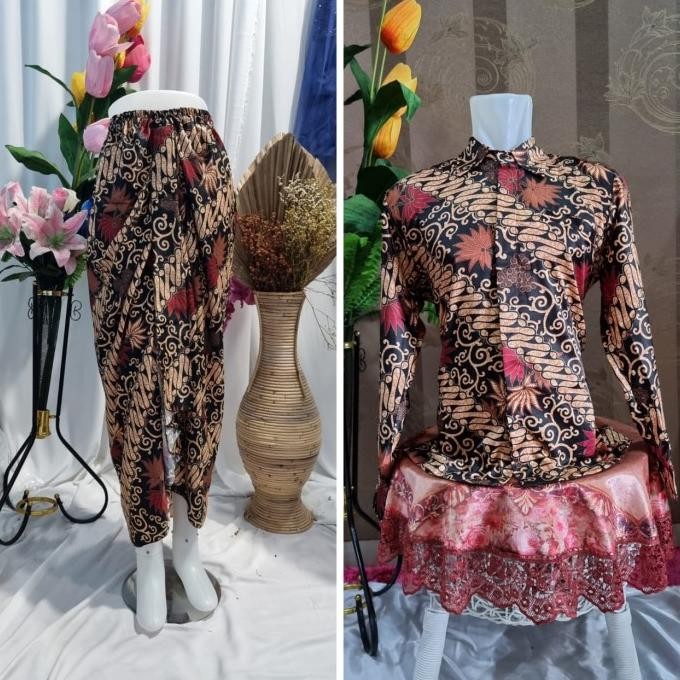 Super Hot, Rok Wiron Couple Kemeja Batik Pria Dewasa/Kemeja Batik
