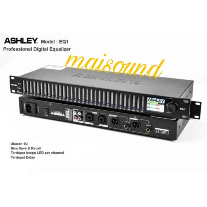 EQUALIZER ASHLEY EQ1 DIGITAL ORIGINAL EQUALISER ASHLEY EQ 1