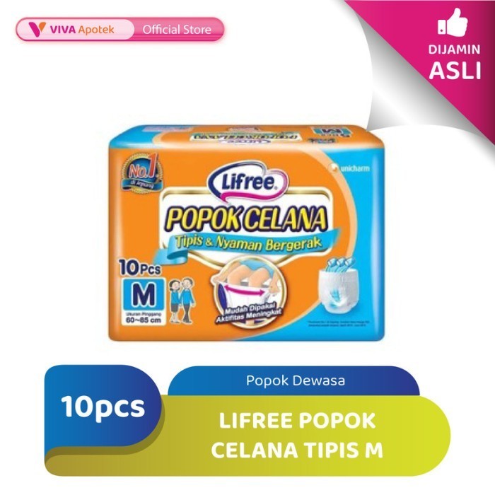 Lifree Popok Celana Tipis M (10 Pcs)