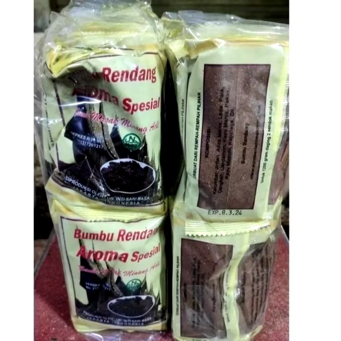 

Bumbu Rendang Aroma Spesial Minang Asli 20 pcs / Bumbu Rendang Padang