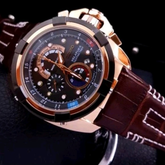 Tali Jam Tangan Seiko Velatura Tali Kulit Seiko Velatura #Gratisongkir #Sale #Discount