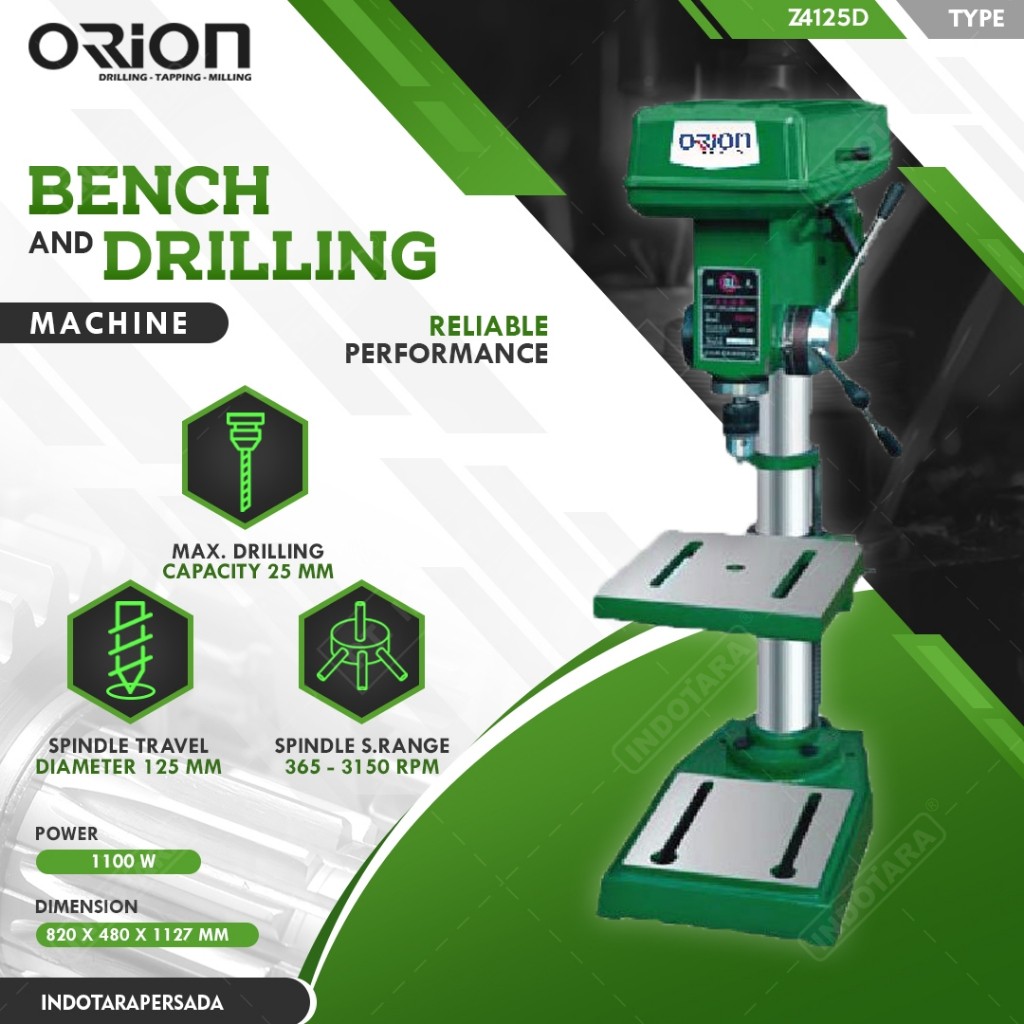 Mesin Bor Duduk Orion Drilling Z4125D
