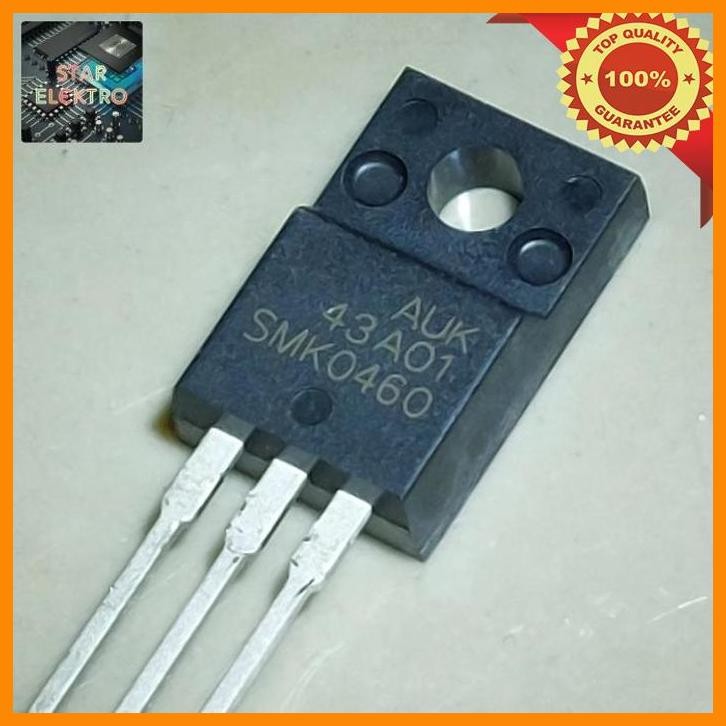 [STA] SMK0460 TO-220F AUK SMK 0460 SMK0460F N-CHANNEL MOSFET 4A 600V FET